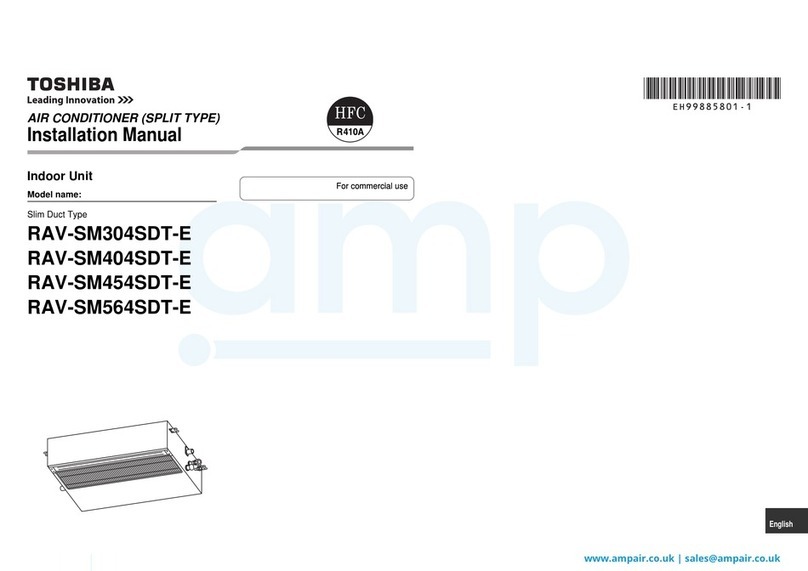 Toshiba RAV-SM304SDT-E User manual Toshiba RAV-SM304SDT-E User manual
