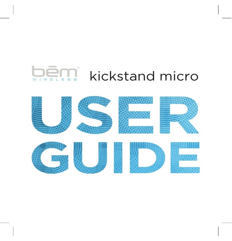 bem wireless Kickstand Micro User manual
