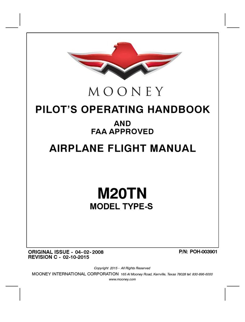 Mooney M20TN S type Pilot operating handbook