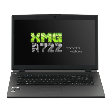 Schenker XMG A722 User manual