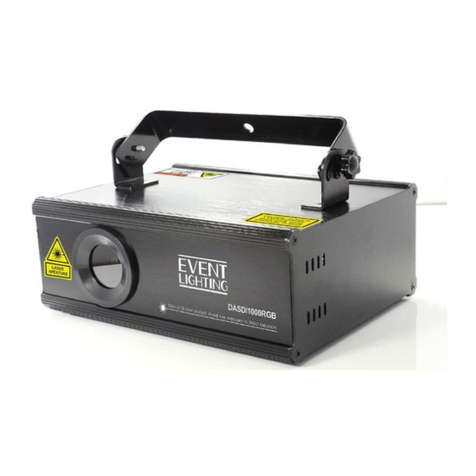 Event Lighting DASDI1000RGB user manual
