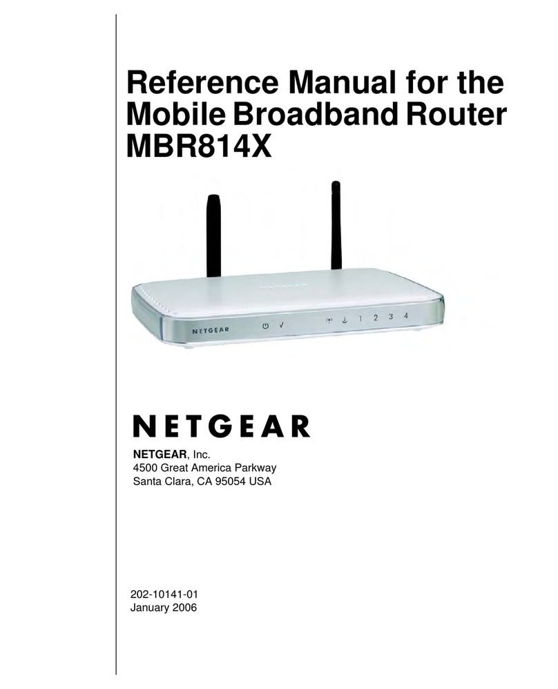 NETGEAR MBR814X User manual