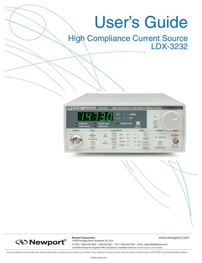 Newport LDX-3232 User manual