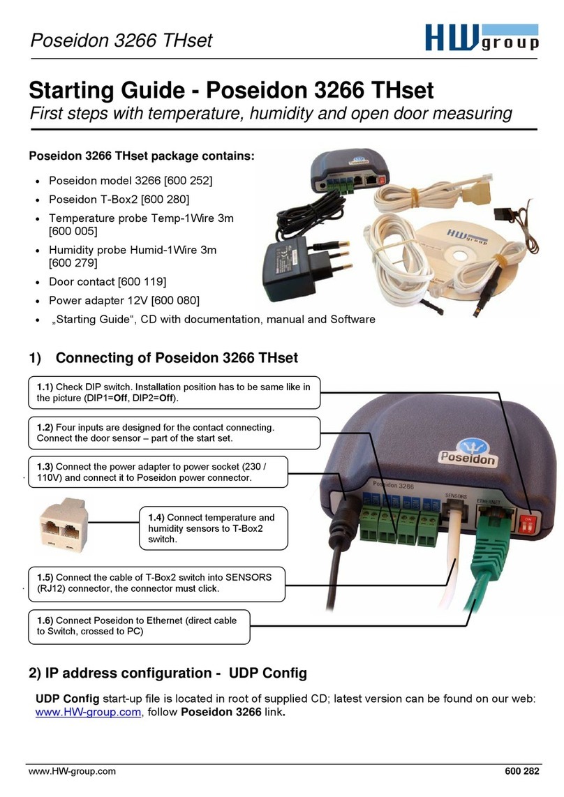 HW Group Poseidon 3266 THset Starting guide