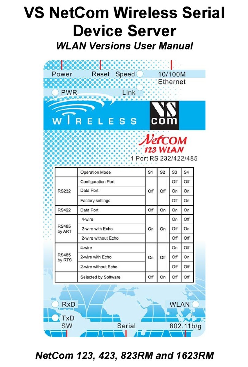 VSCOM netcom 123 user manual
