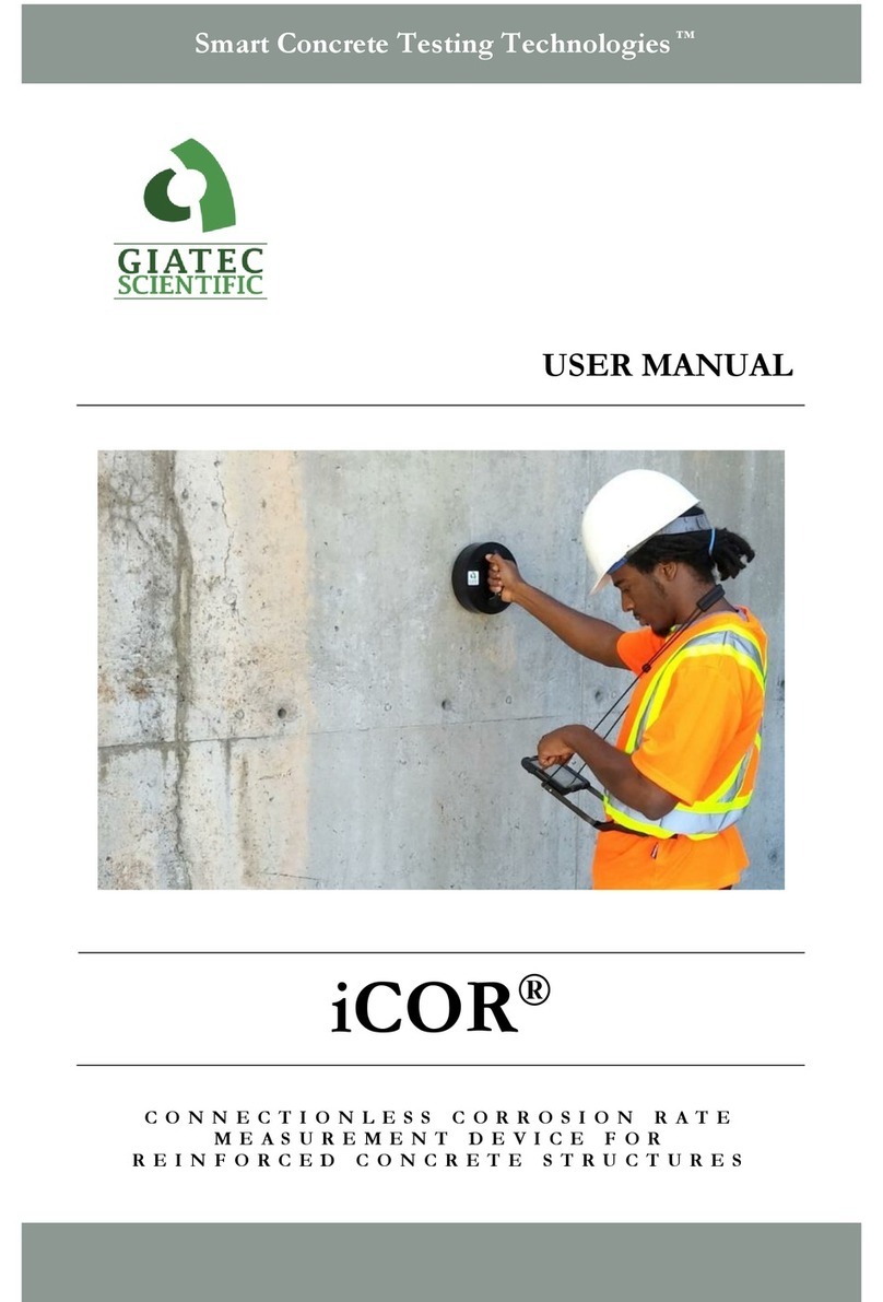 Giatec Scientific iCOR User manual