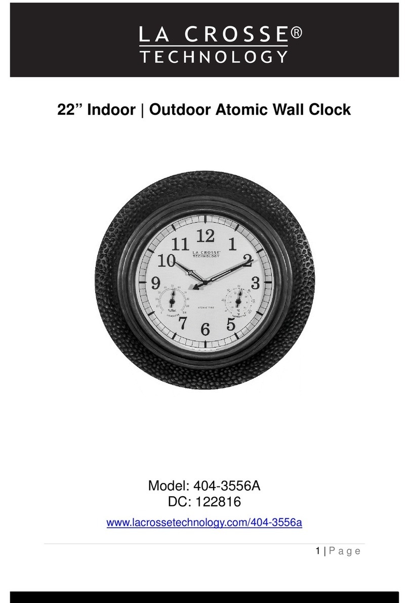 La Crosse Technology 404-3556A User manual