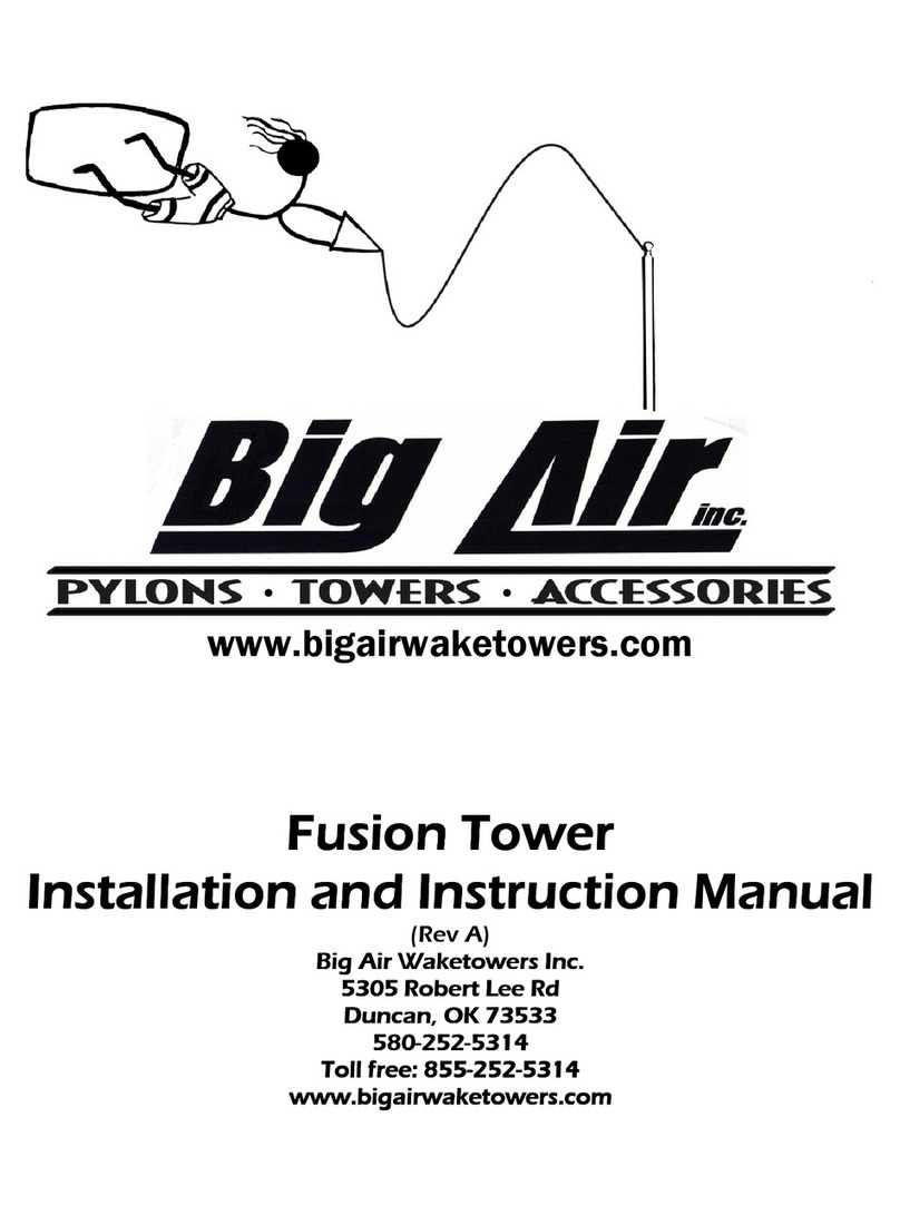 Big Air Fusion Tower Installation and instruction manual