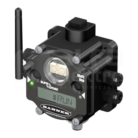 Banner Sure Cross Performance GatewayPro DX80P*A6... User manual