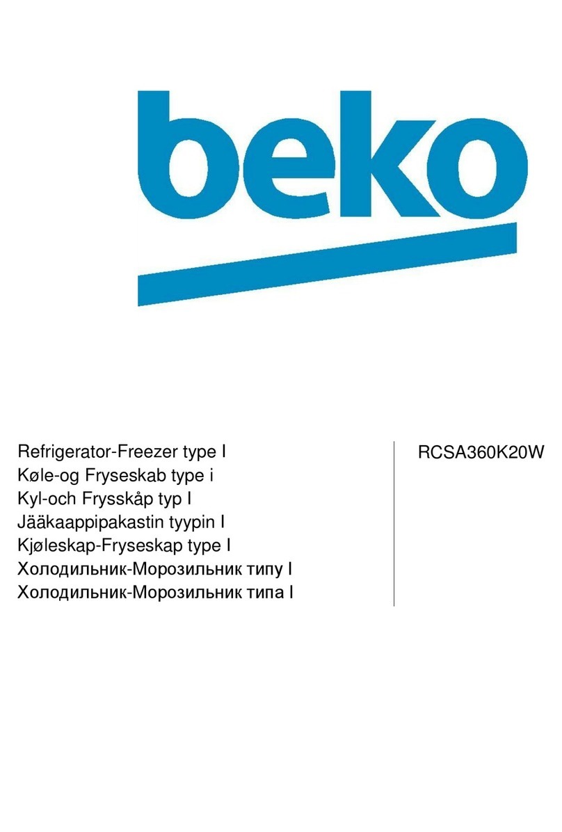 Beko RCSA360K20W User manual