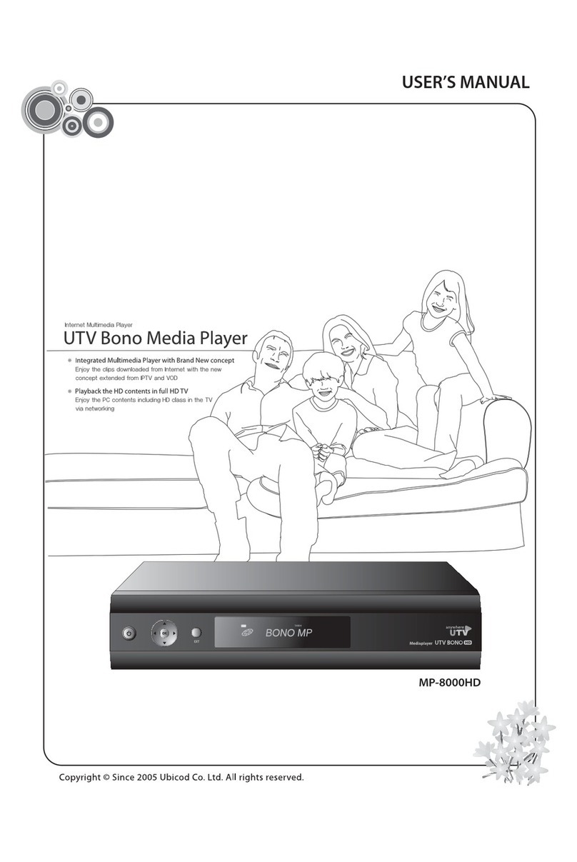 Ubicod MP-8000HD user manual