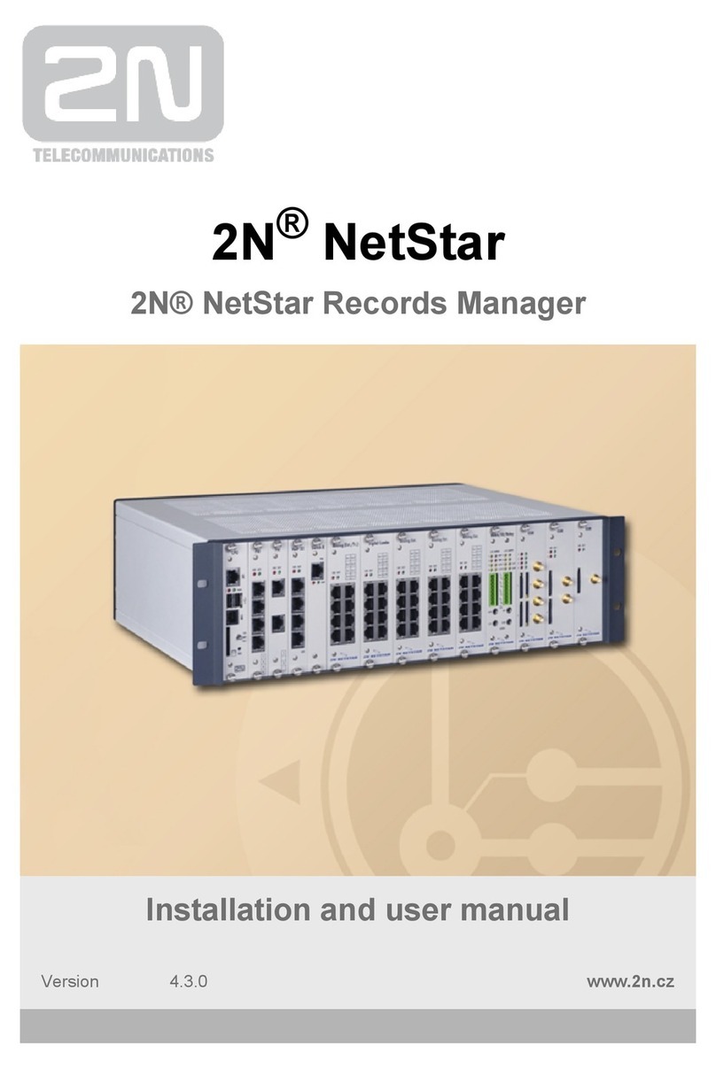 2N Netstar Installation and user manual