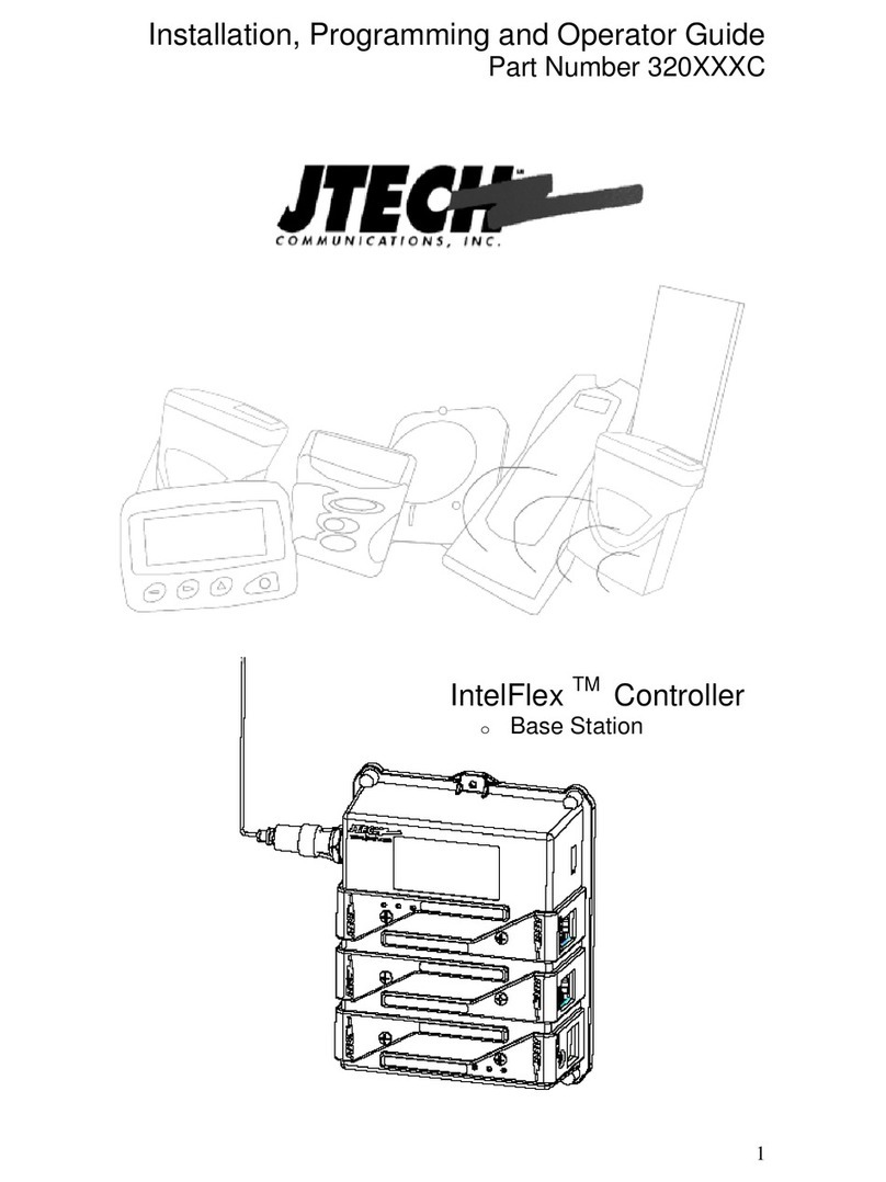 J-TECH IntelFlex Controller Installation, programming and operator guide J-TECH IntelFlex Controller Installation, programming and operator guide