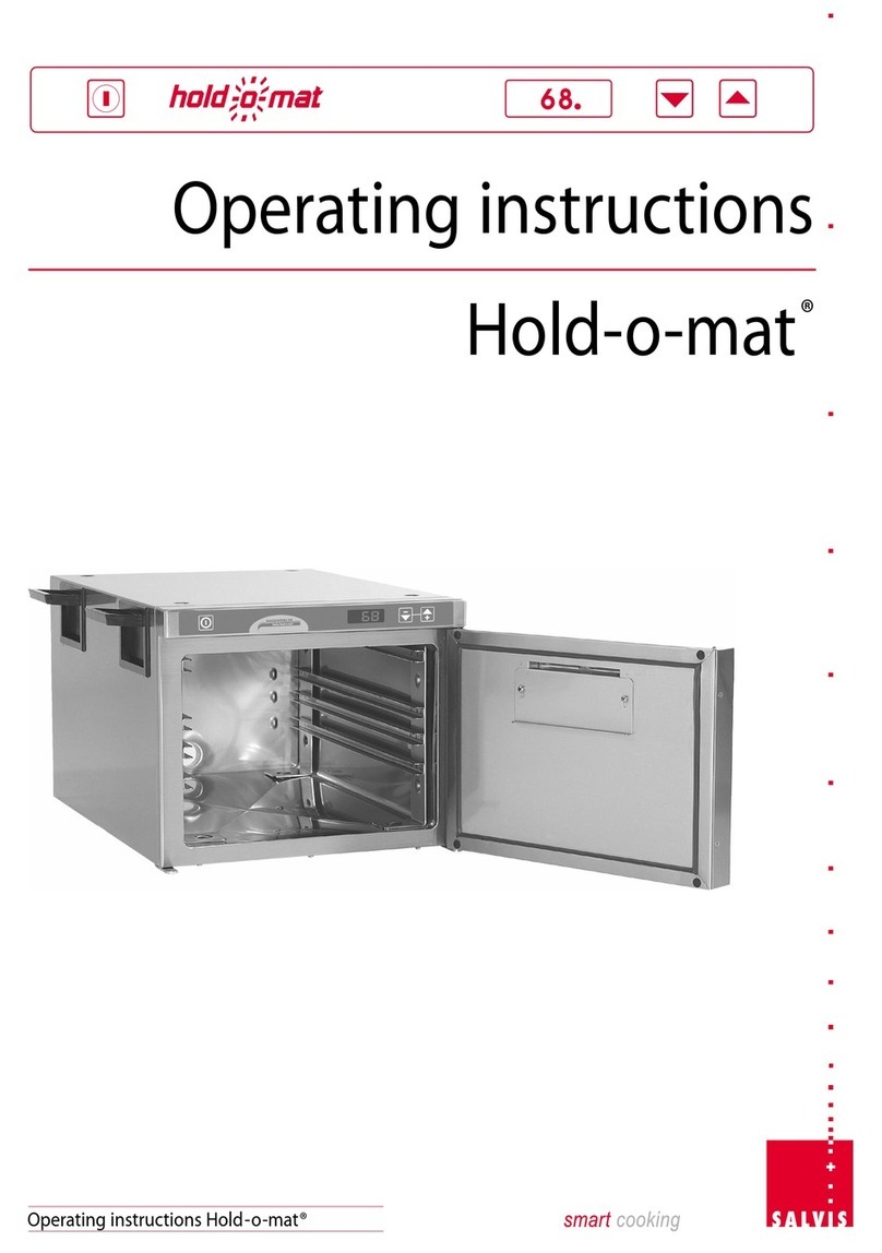 Salvis Hold-o-mat operating instructions