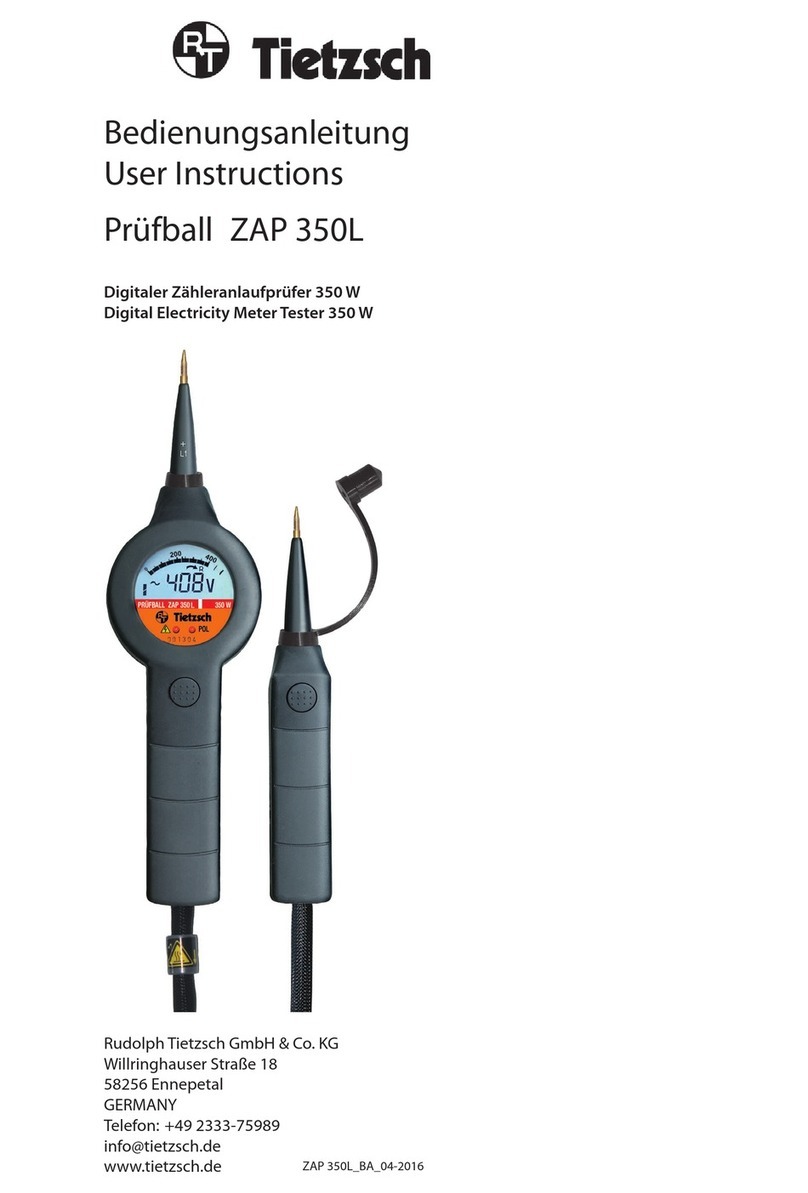 Tietzsch ZAP 350L User instructions