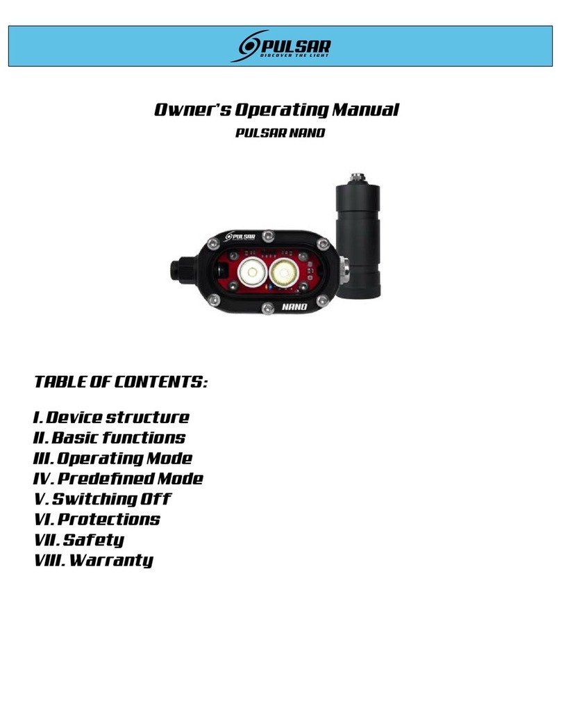 Pulsar NANO Owner's/operator's manual