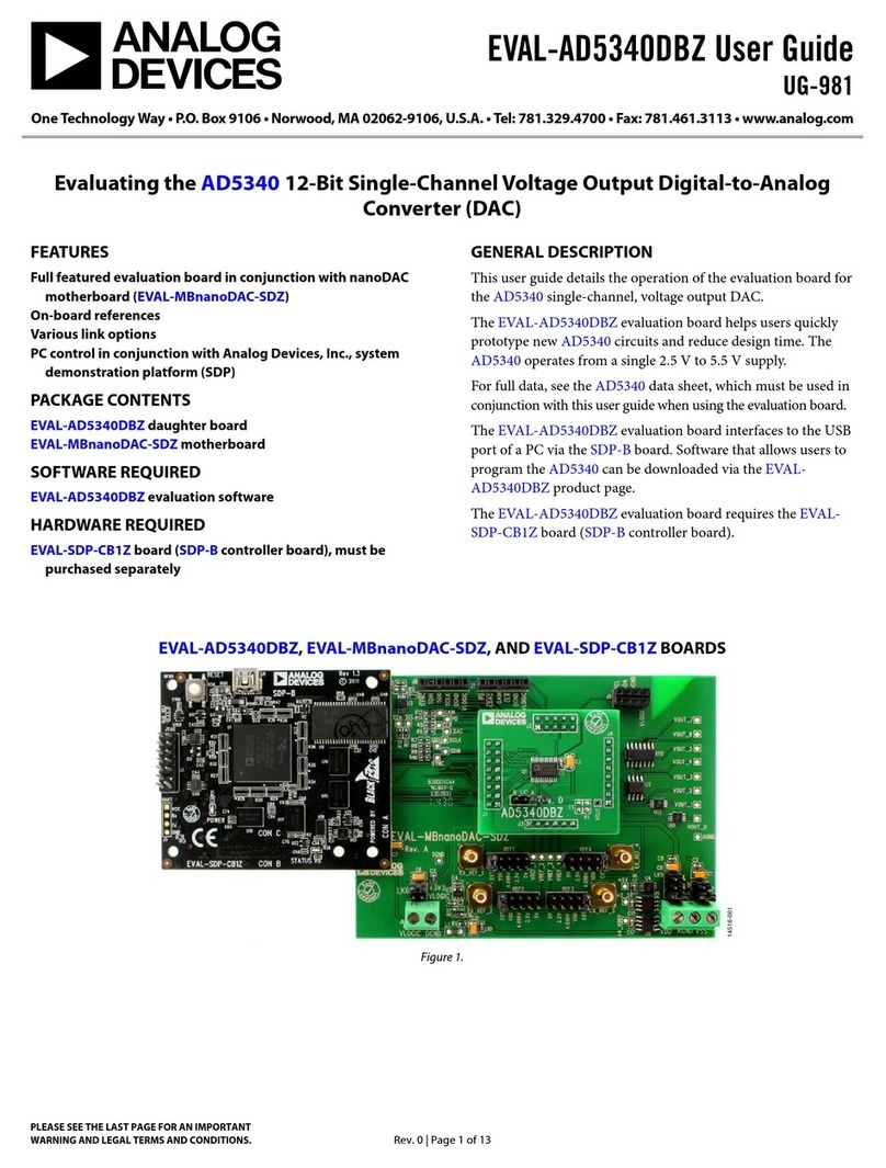 Analog Devices EVAL-AD5340DBZ User manual