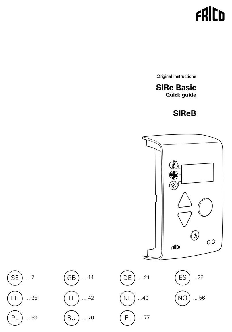 Frico SIReB User manual
