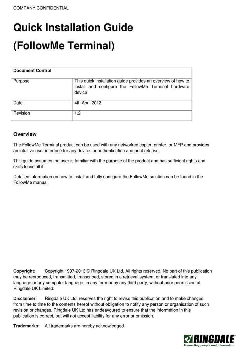 Ringdale FollowMe Quick installation guide