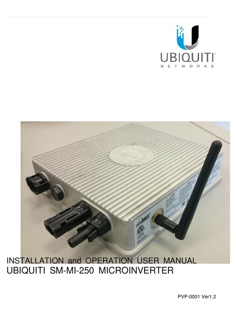 Ubiquiti SM-MI-250 Installation and operation manual