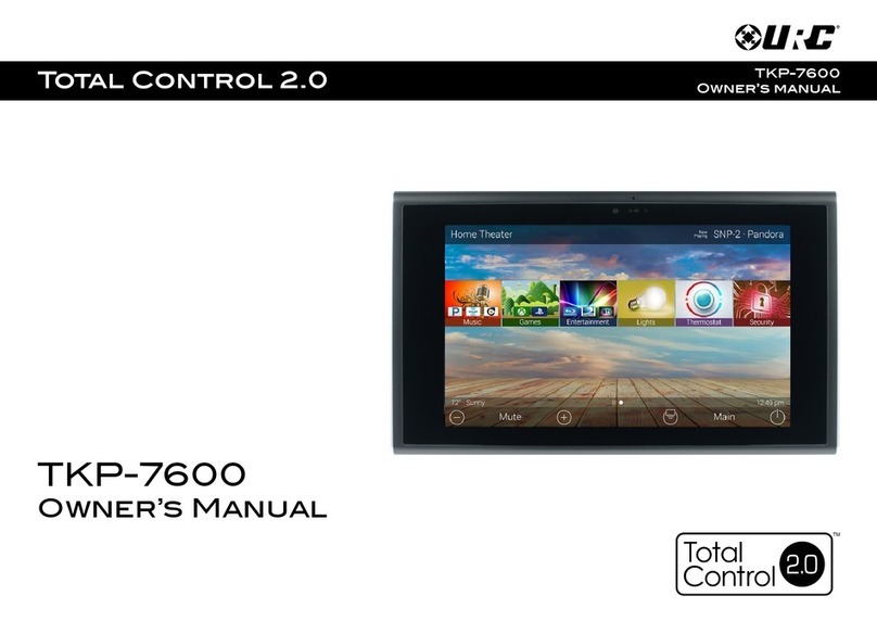 URC TKP-7600 owner's manual