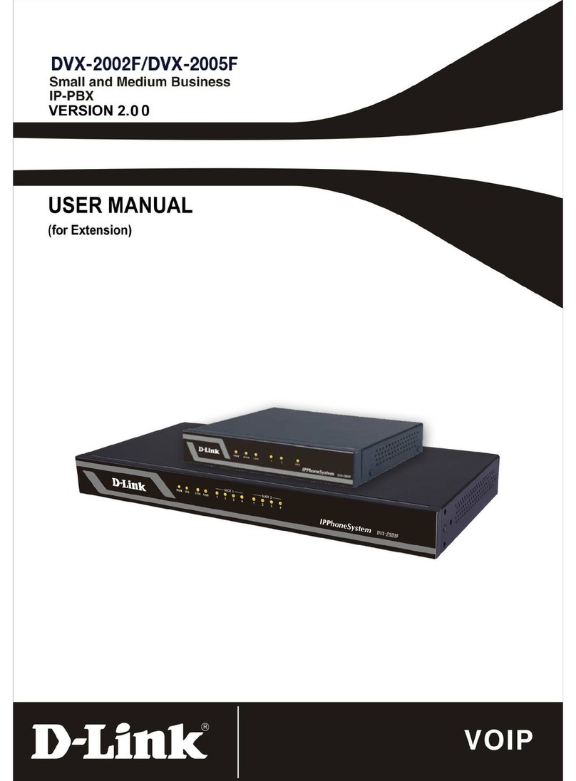 D-Link DVX-2002F User manual