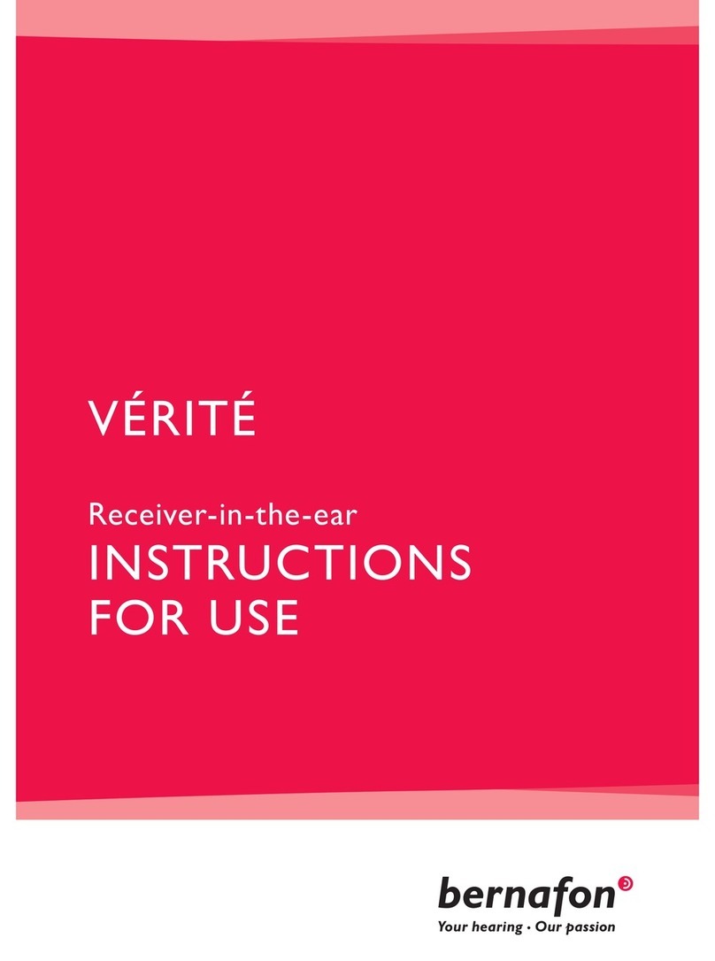 Bernafon Verite Instructions for use