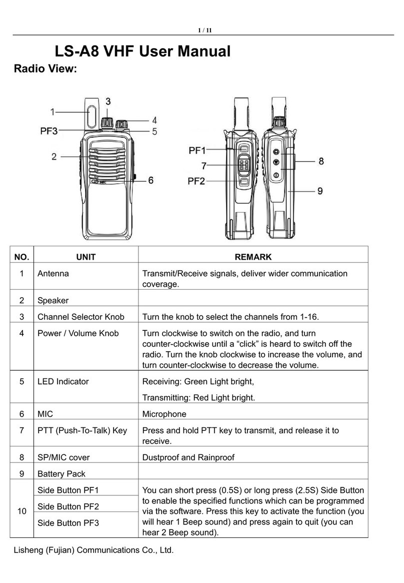 Lisheng LS-A8 user manual