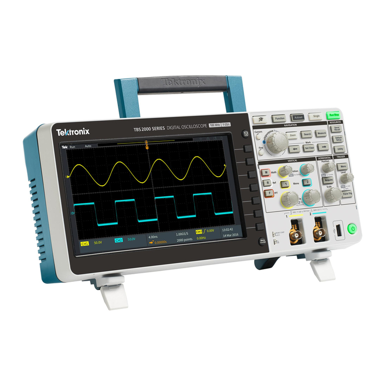 Tektronix TBS2102 User manual
