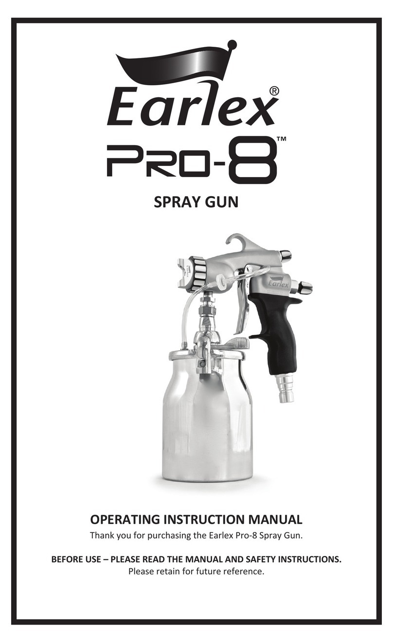 Earlex Pro-8 Operating instructions manual