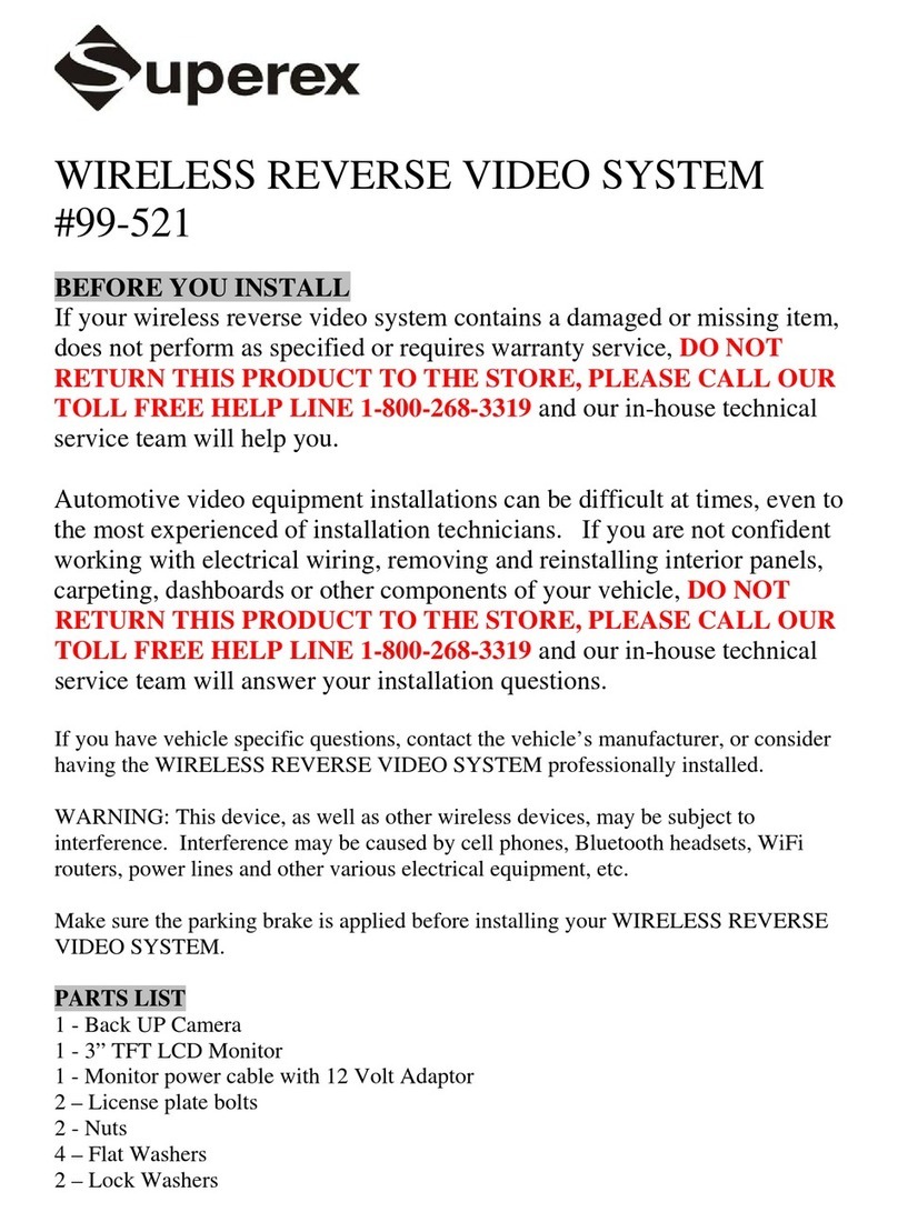 Superex 99-521 User manual