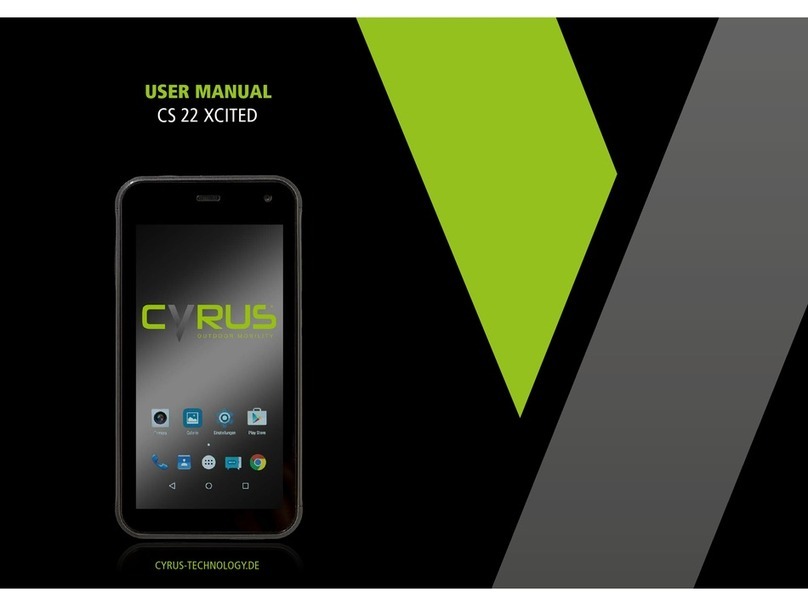 Cyrus CS22 XCITED User manual