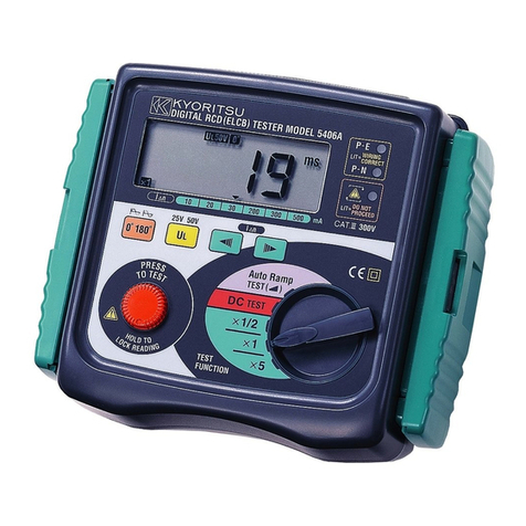 KYORITSU 5406A User manual