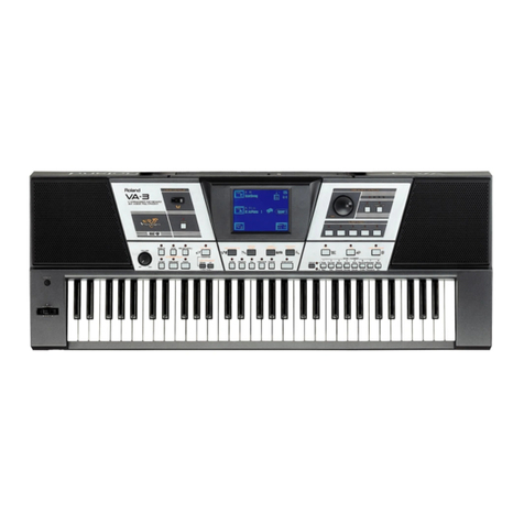 Roland Va-3 Operating and maintenance manual