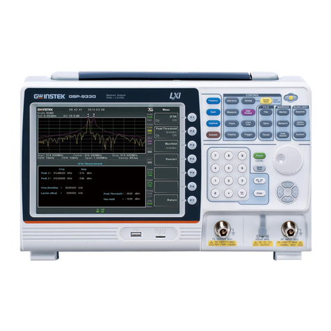 GW Instek GSP-9330 Owner's manual