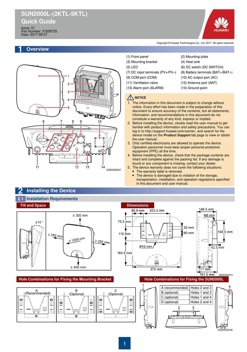 Huawei SUN2000L-2KTL quick guide
