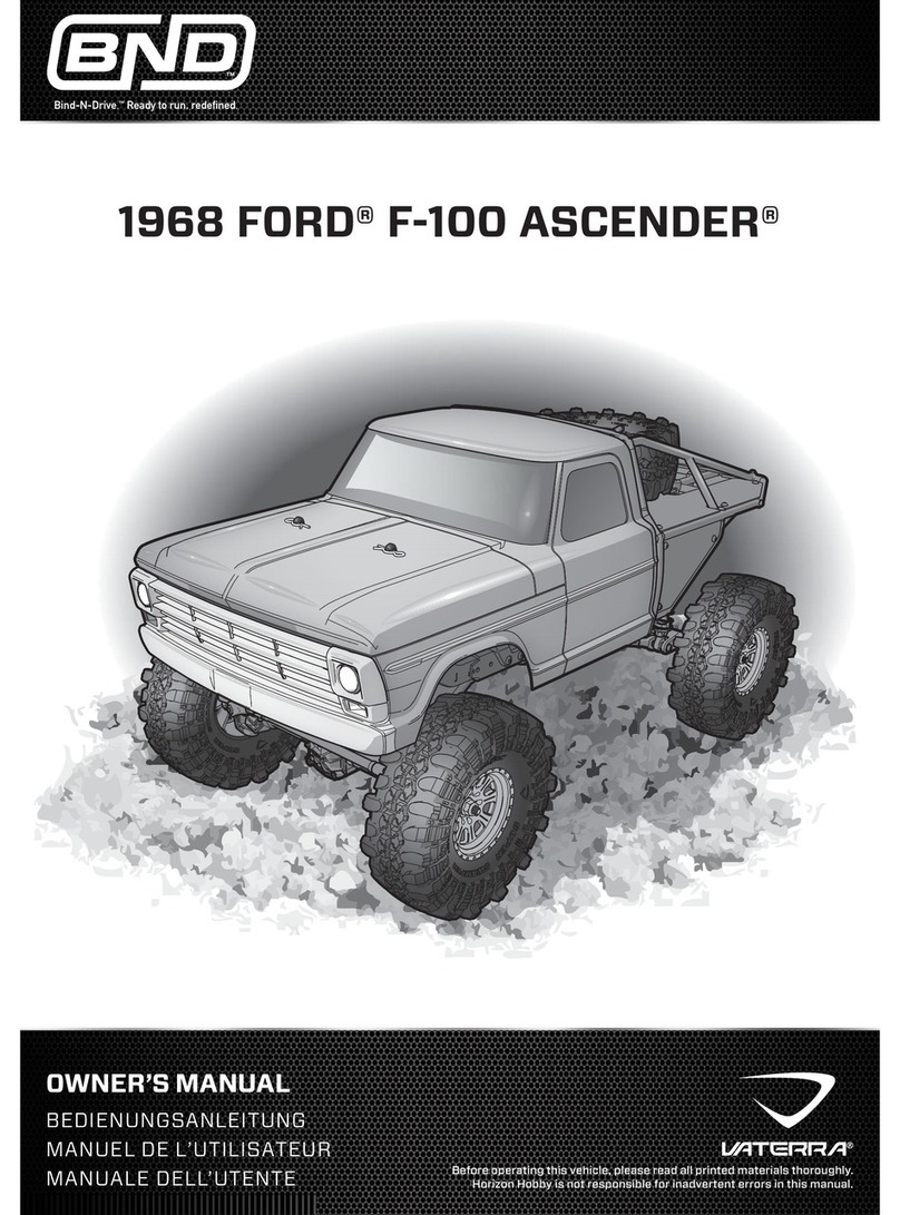 Vaterra F-100 owner's manual