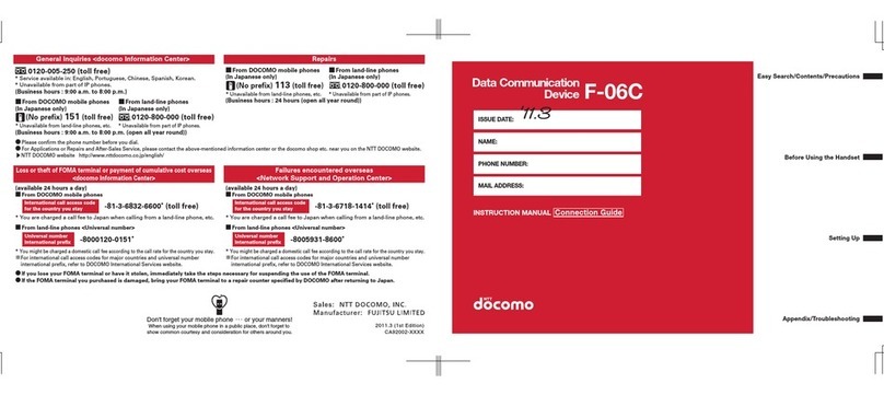 Docomo F-06C User manual