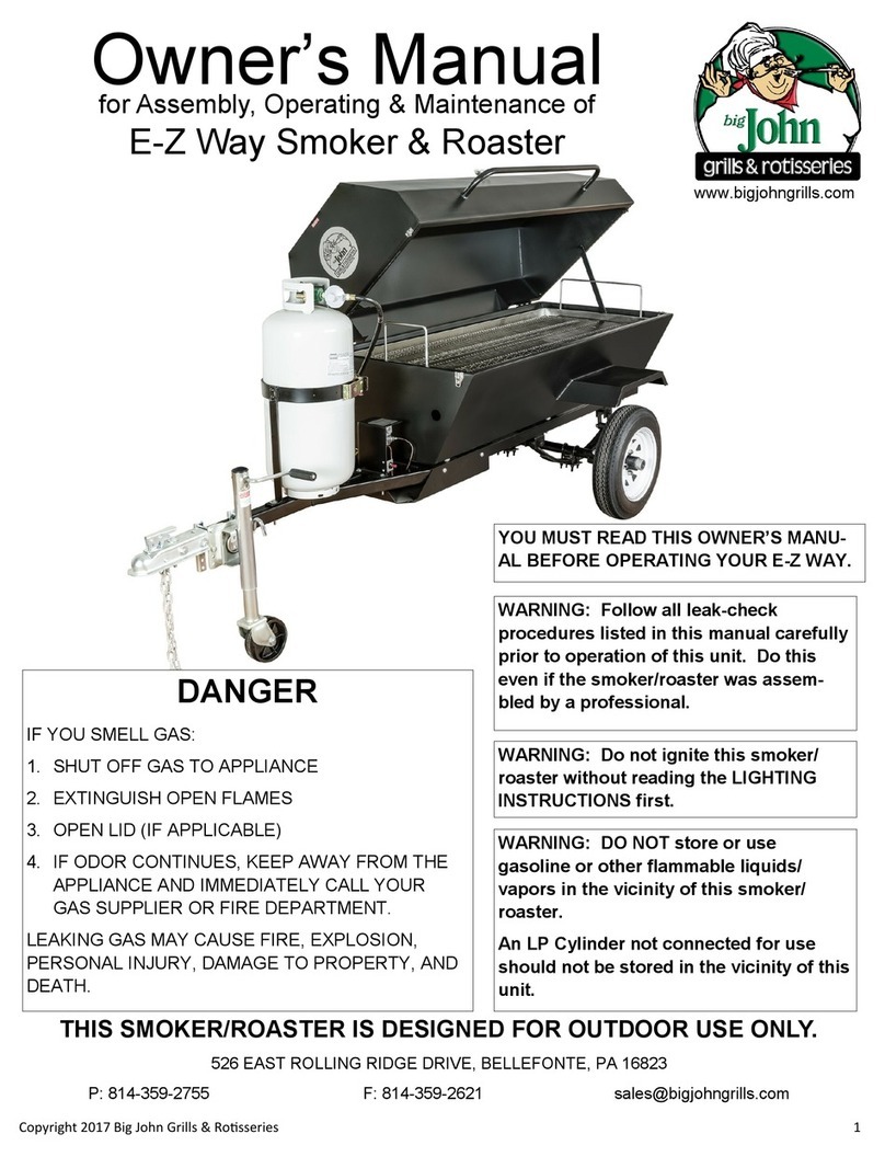 Big John Grills E-Z Way owner's manual