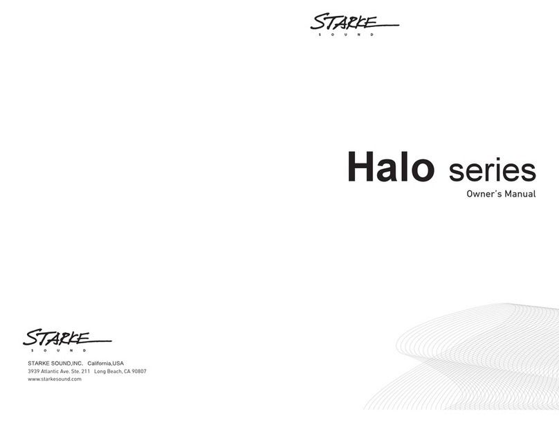 Starke sound SR7 owner's manual