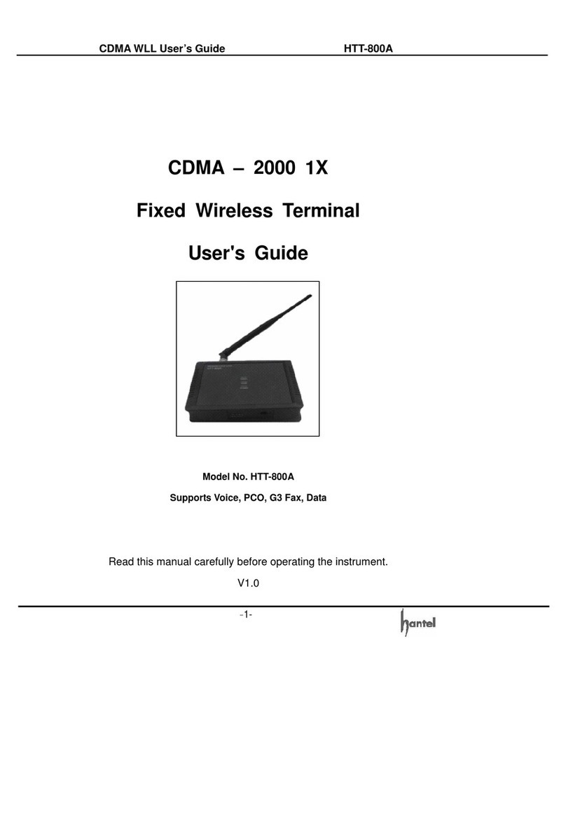 HANTEL HTT-800A user guide HANTEL HTT-800A user guide