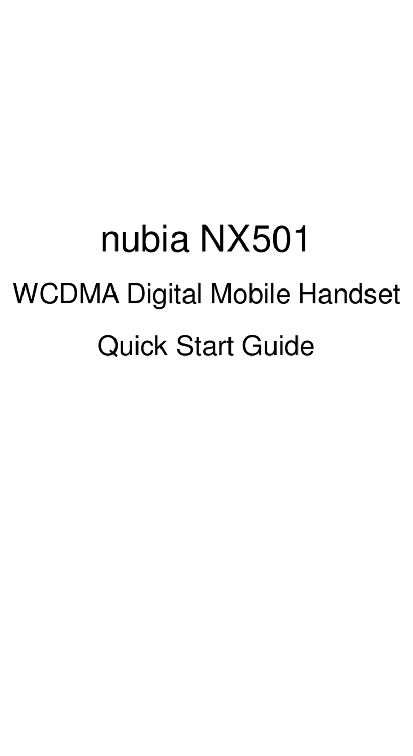 Zte Nubia NX501 User manual