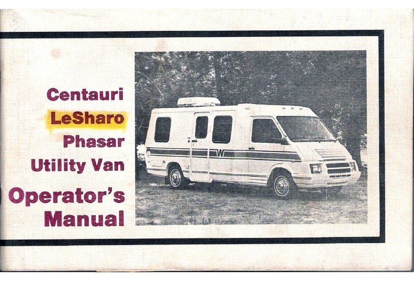 Winnebago Centauri Operator's manual