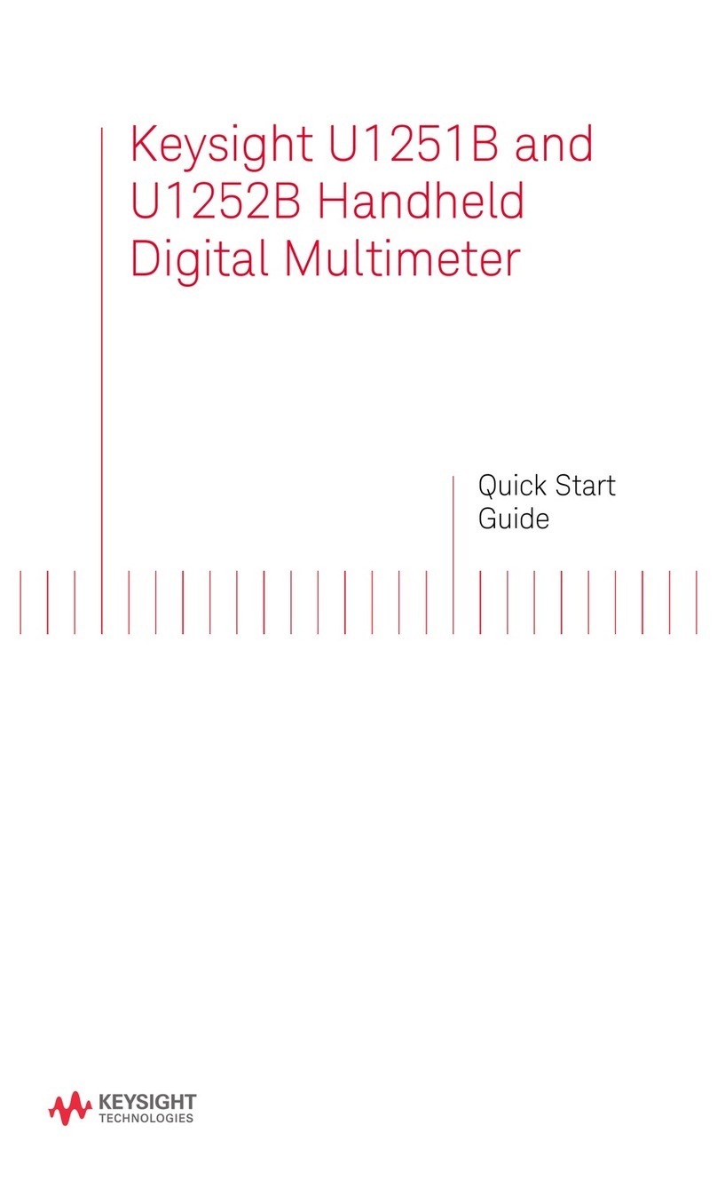Keysight U1251B quick start guide