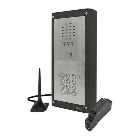 Videx VR4KGSM-1 User manual