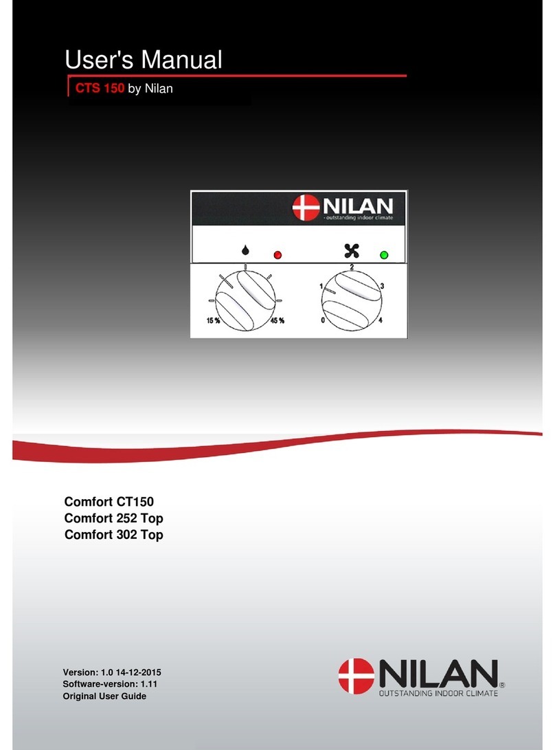 nilan CTS 150 user manual