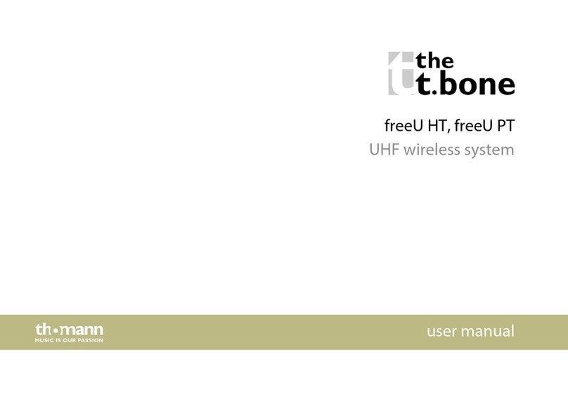 thomann the t.bone freeU HT user manual