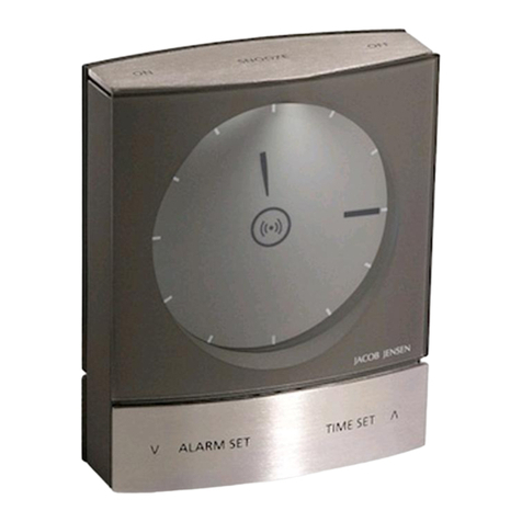 Jacob Jensen JJBXA116S user manual
