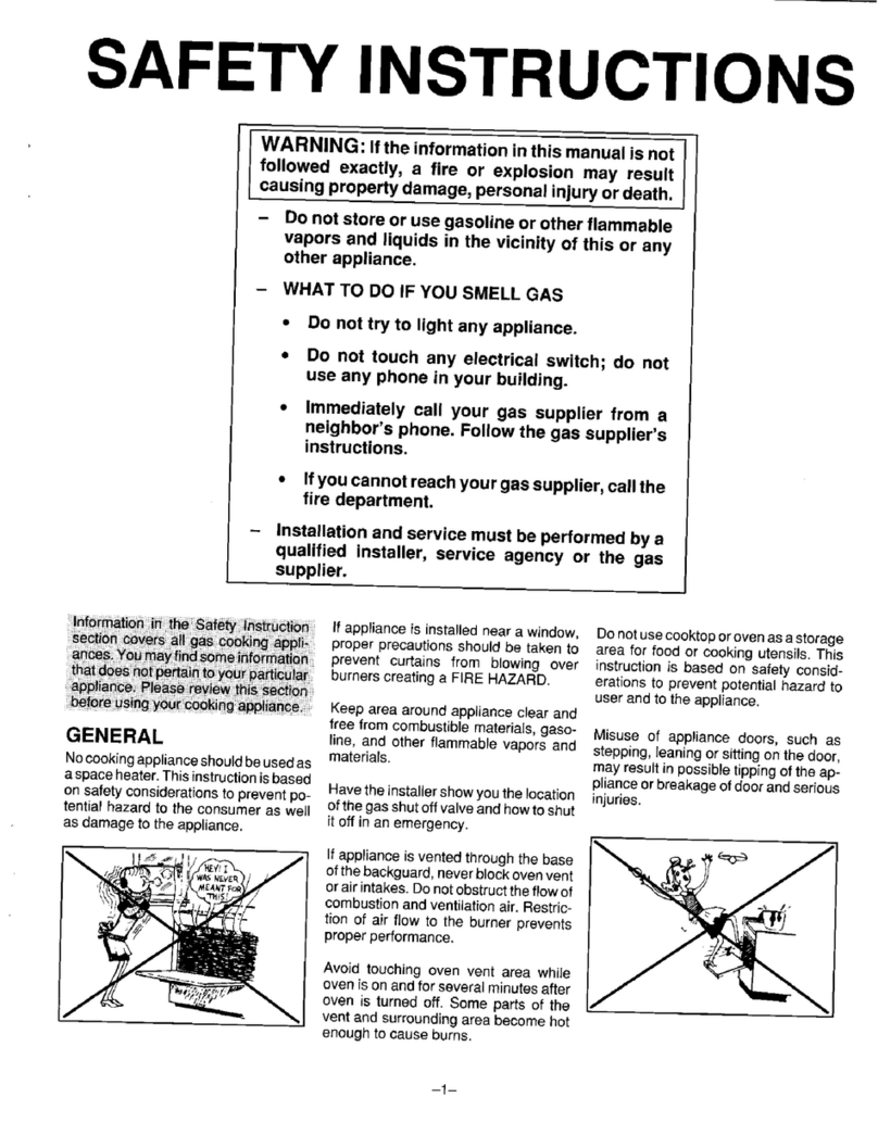 Magic Chef 8110PA user manual