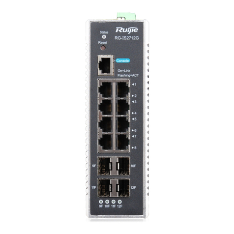 Ruijie RG-IS2712G Installation and operating manual